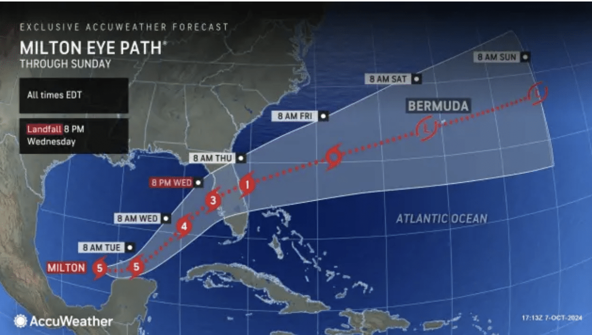 UPDATE: Hurricane Milton intensifies to Category 5 storm as urgent evacuations begin in Florida